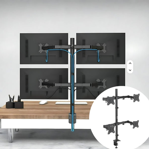 UNIQ Mounts Quad Articulating Monitor Arm