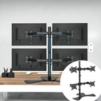 Quad Articulating Monitor Arm (2×2 Video Wall)
