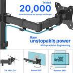 Quad Articulating Monitor Arm (2×2 Video Wall)