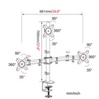 Triple Monitor Arm