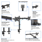 Dual Articulating Monitor Arm