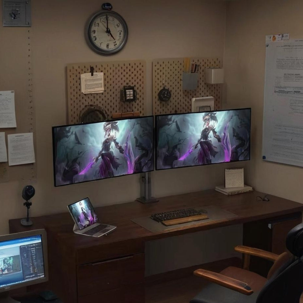 Dual Articulating Monitor Arm