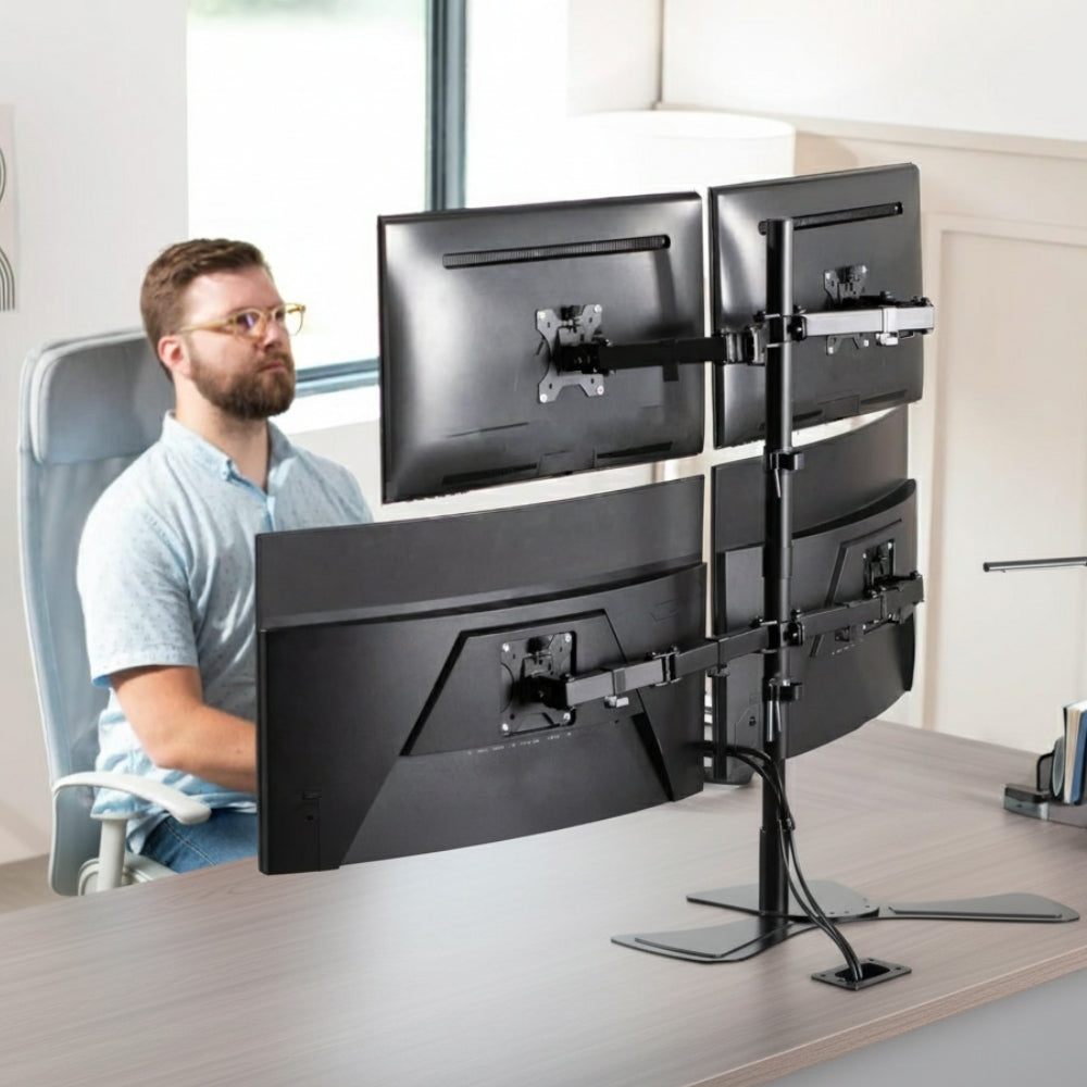 UNIQ Mounts Quad Articulating Monitor Arm