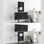 Dual Vertical Monitor Arm (Stacked Setup)