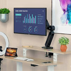 UNIQ MOUNTS Heavy Duty Premium | 13-42 Inch Gas Spring Single Monitor Arm