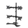 4 Screen/Quad Monitor Arm Stand | 13-27 Inch Screens, Stacked 4 Screens Premium Heavy Duty