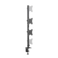 Dual Vertical/Stacked Monitor Arm | 13 to 32 Inch Flat/Curved Screens