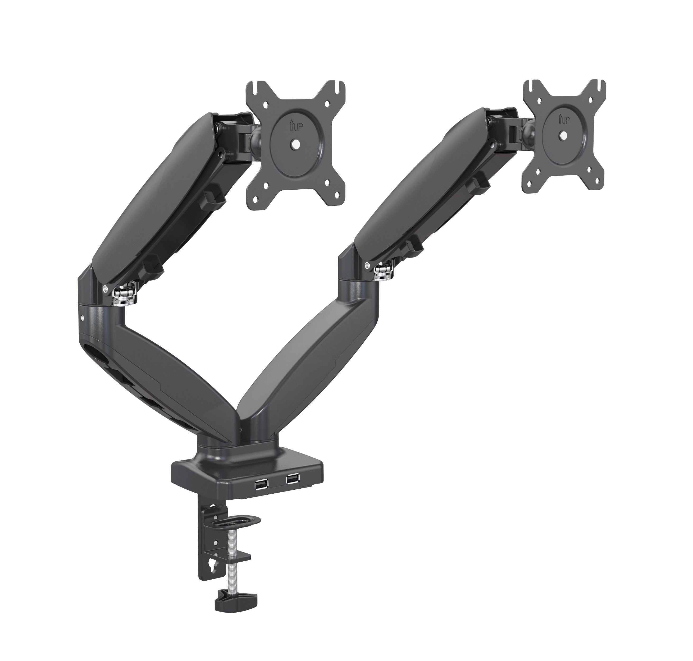 UNIQ MOUNTS Heavy Duty Premium | 13''-27'' Dual Monitor Arm