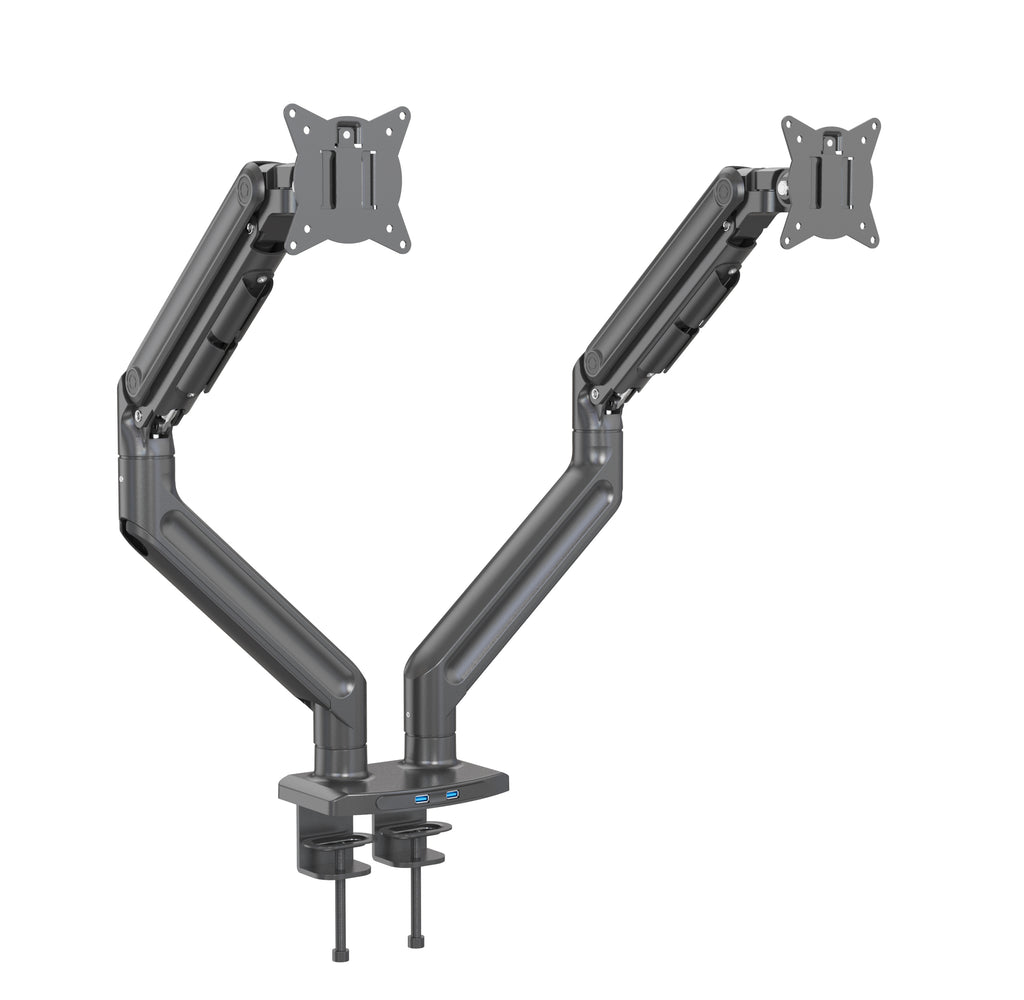 UNIQ MOUNTS Heavy Duty | 15-32 Inch Screen Dual Monitor Arm Stand
